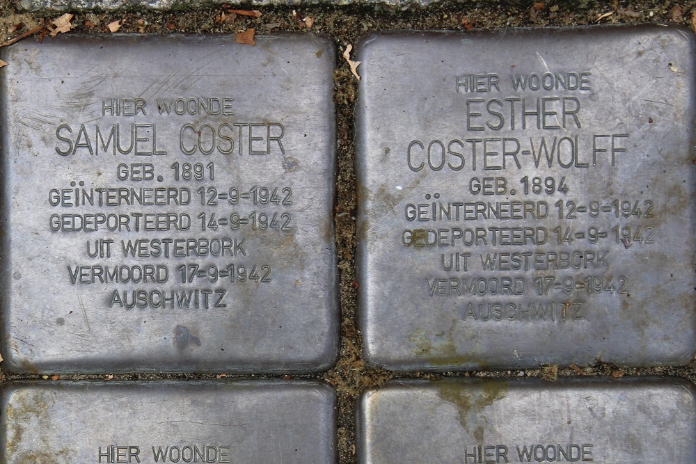 Stolpersteine Pieter Lodewijk Takstraat 20 #2