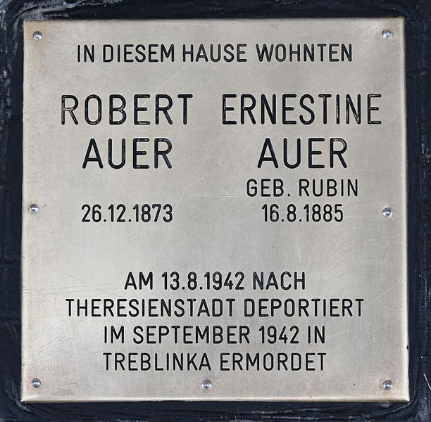 Remembrance Stone Gebhardtgasse 3 #1