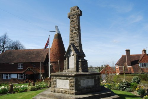 Oorlogsmonument Goudhurst #1