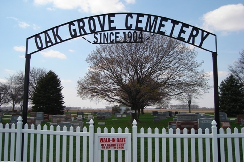 American War Grave Oak Grove Cemetery