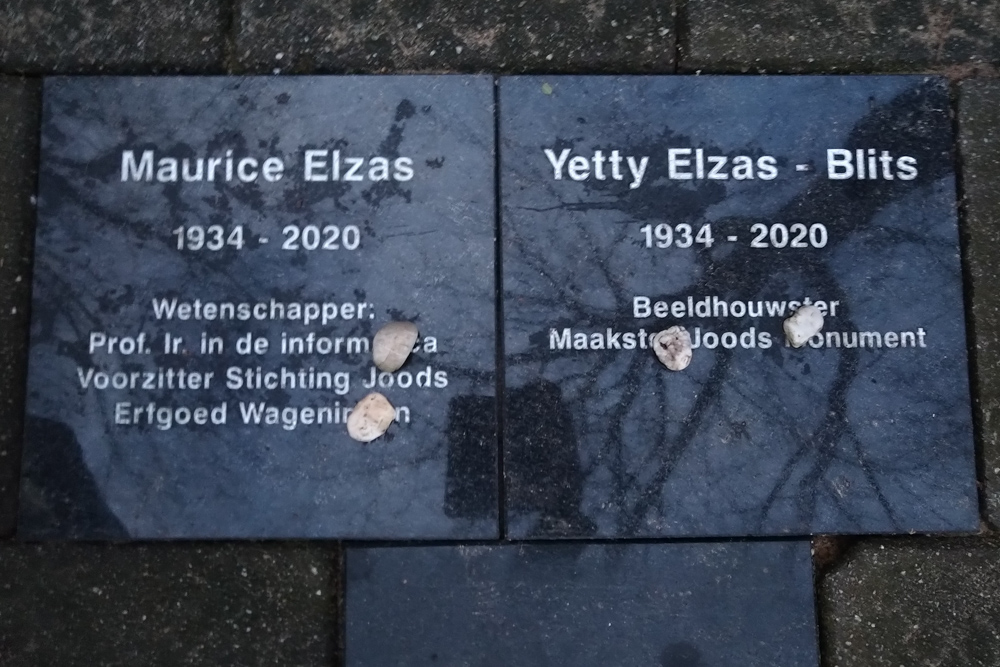 Herdenkingsstenen Maurice en Yetty Elzas #2