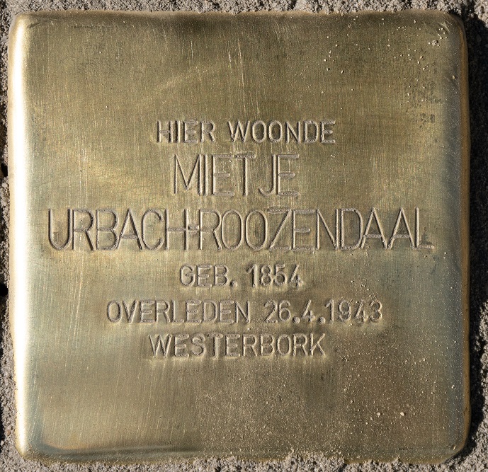 Stolpersteine Roggestraat 20 #5