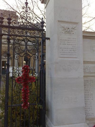 Oorlogsmonument Ealing #3