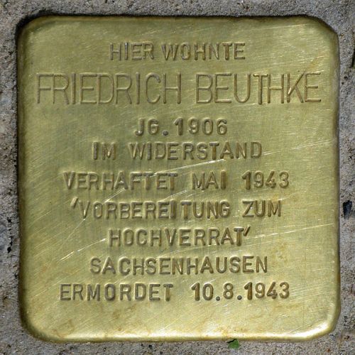 Stolpersteine Quäkerstraße 28 #4