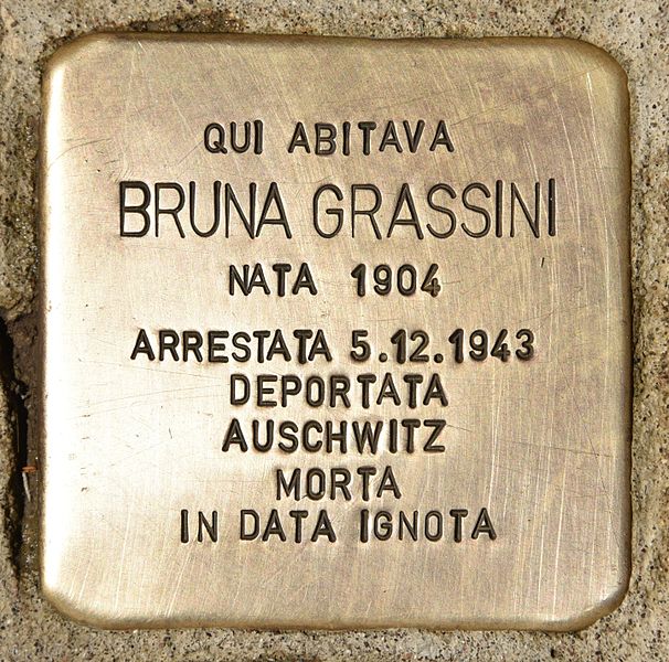 Stumbling Stones Calle Ghetto Vecchio 1223 #3