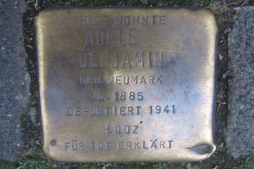 Stumbling Stone Hochstadenstraße 26