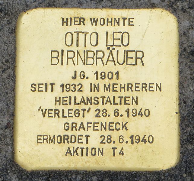 Stolperstein Laubstrae 9 #1