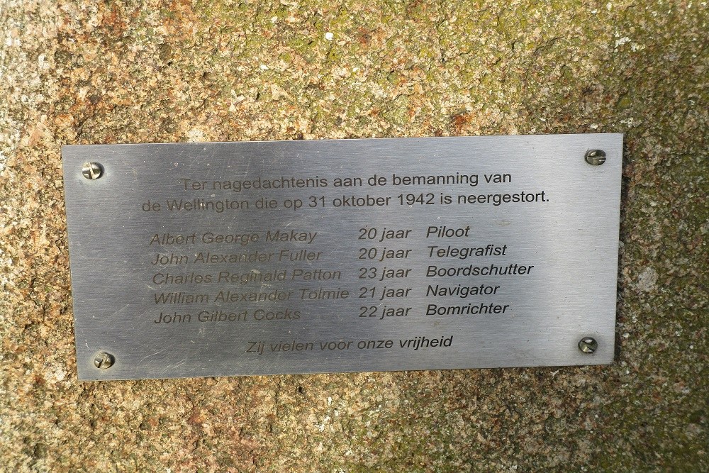 Monument Crash Wellington BK360 Willemsoord #3