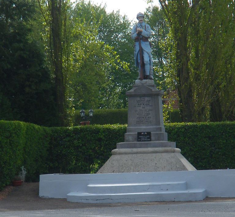 Monument Eerste Wereldoorlog Beaudricourt #1