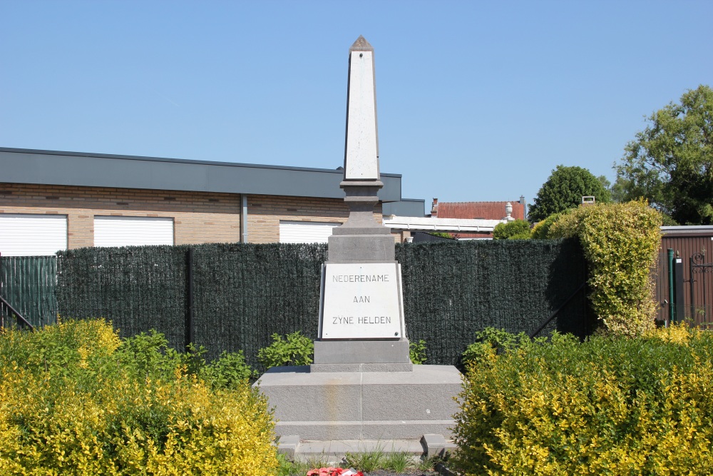 War Memorial Nederename