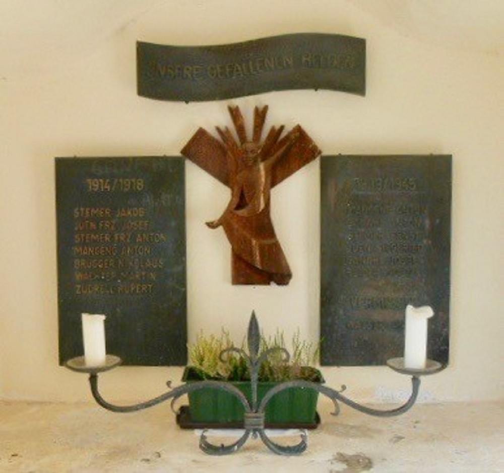 War Monument  For The Fallen In WW1 And WW2 Innerberg #2