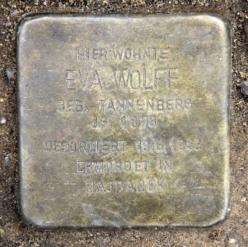 Stolperstein Nentwigstrae 10