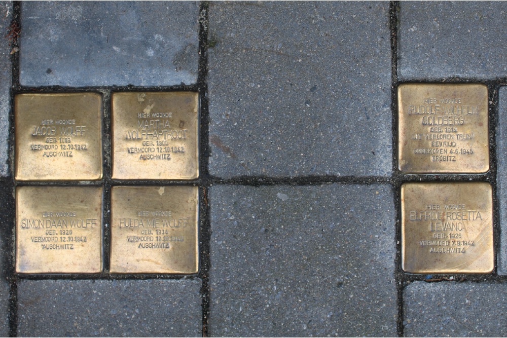 Stolpersteine Verwersstraat 22 - 24