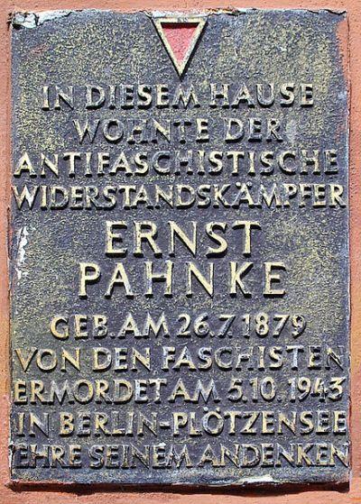 Gedenkteken Ernst Pahnke #1