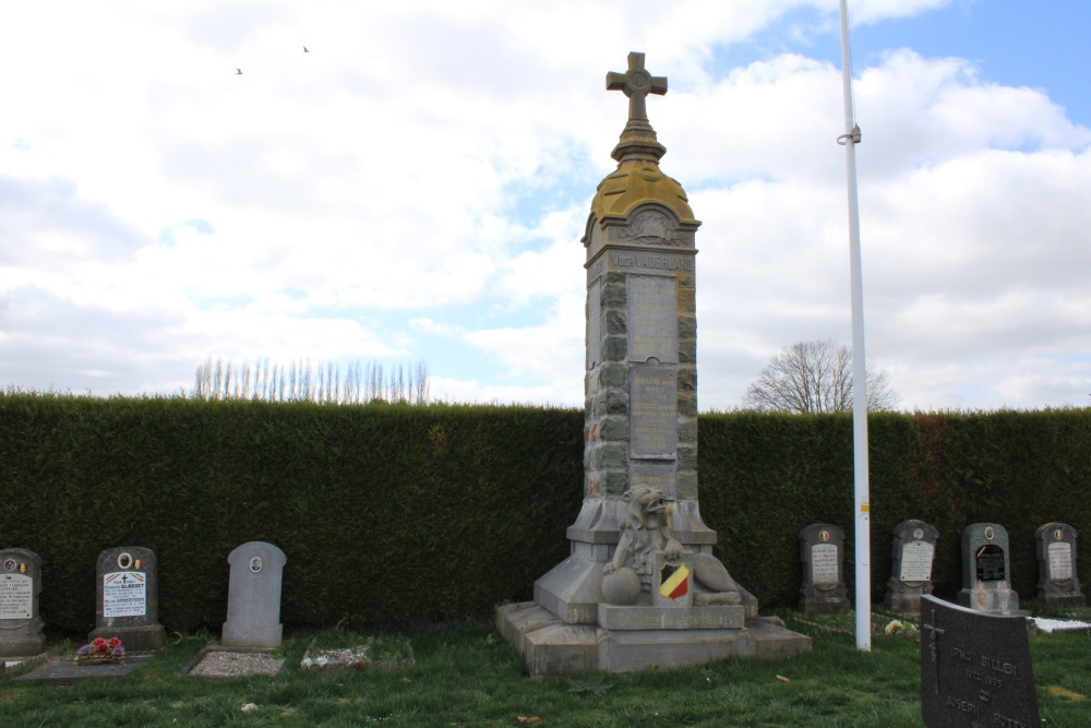 Oorlogsmonument Begraafplaats Oplinter