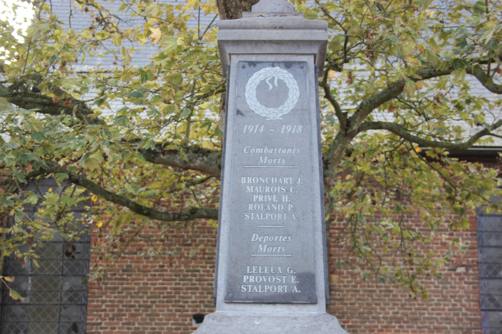 Oorlogsmonument Papignies	 #2