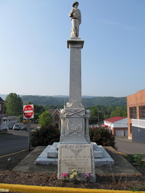 Oorlogsmonument Russell County #2