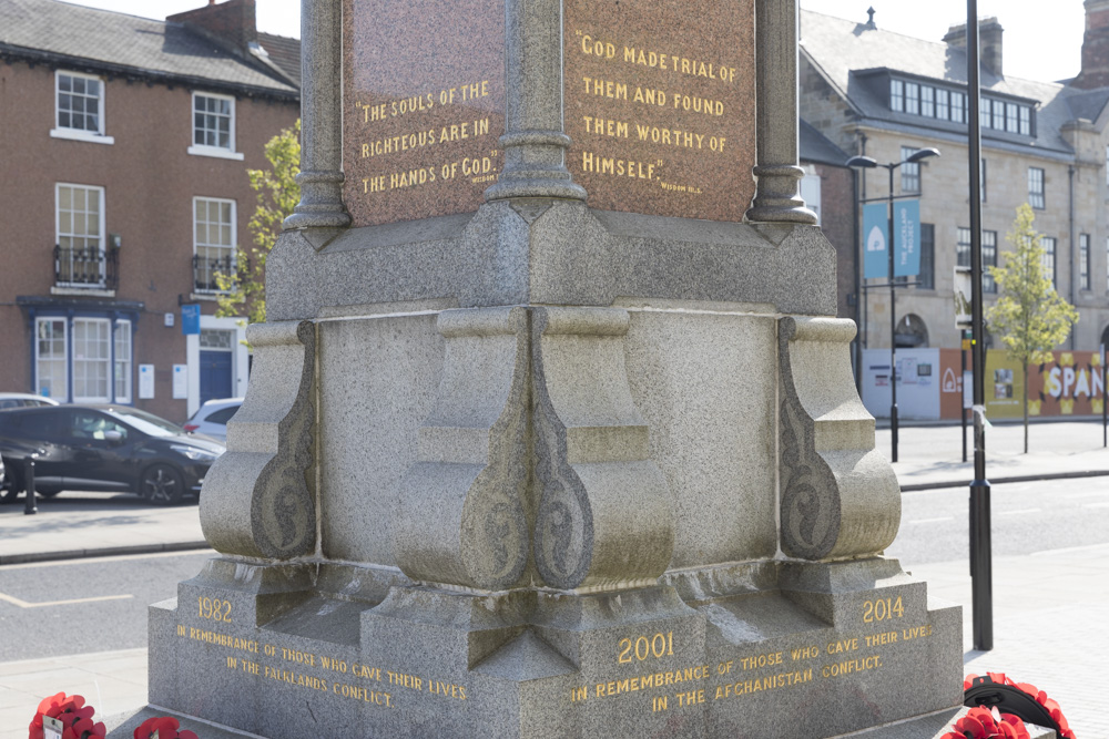 Oorlogsmonument Bishop Auckland #5