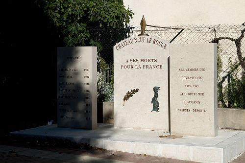 Oorlogsmonument Chteauneuf-le-Rouge #1