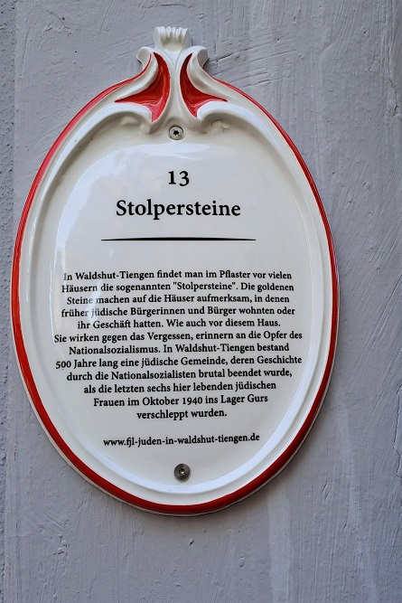 Stolpersteine Hauptstrasse 55 #3