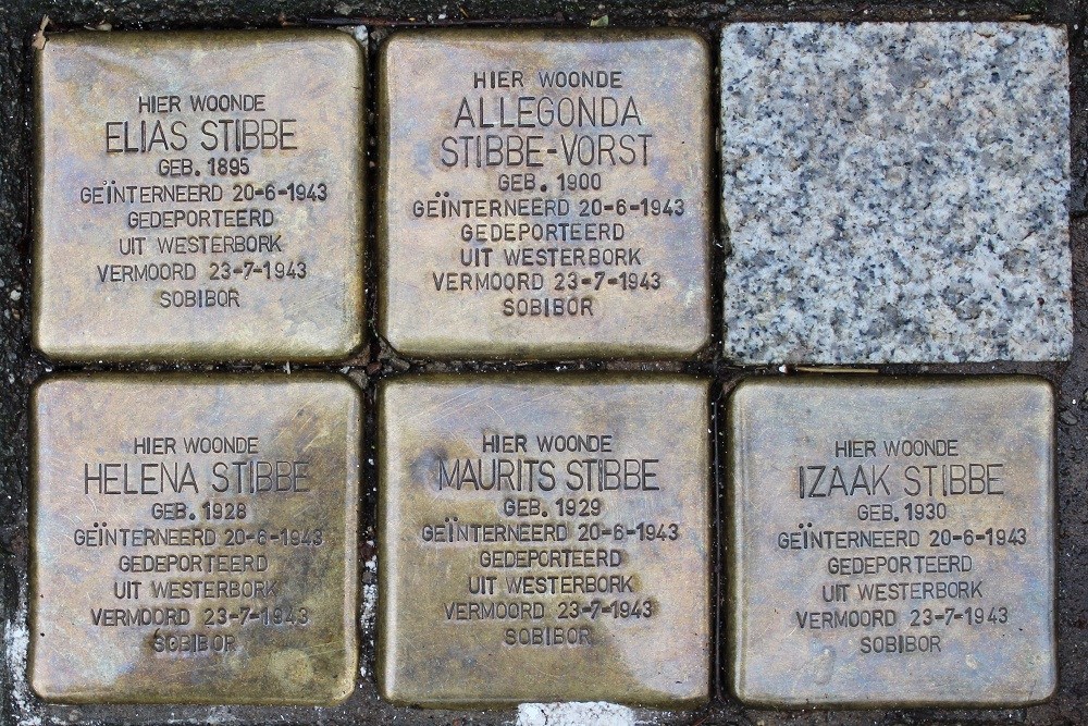 Stolpersteine Burmanstraat 36 #1