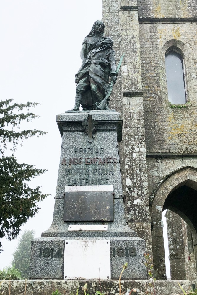 Oorlogsmonument Priziac #2