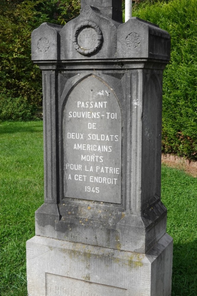 Monument Gesneuvelde Amerikaanse Soldaten Moresnet #4