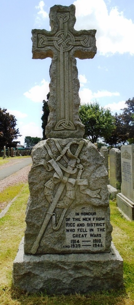 Oorlogsmonument Rigg en het District