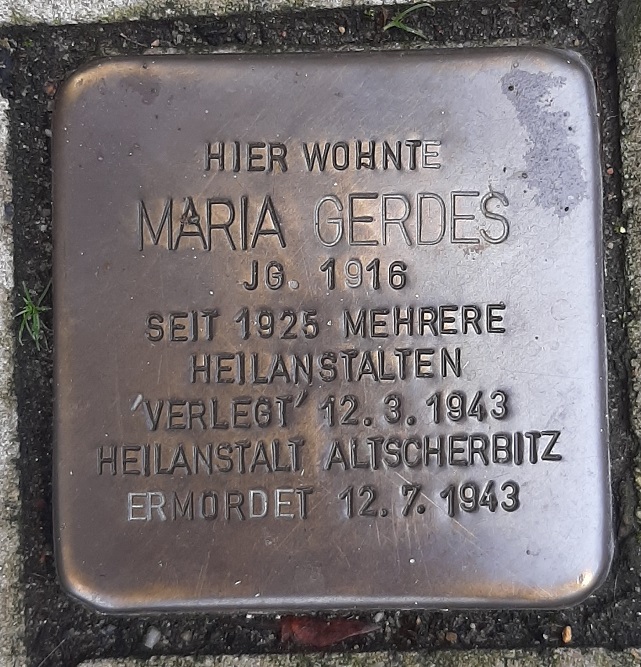Stolperstein Viersener Straße 18 #2