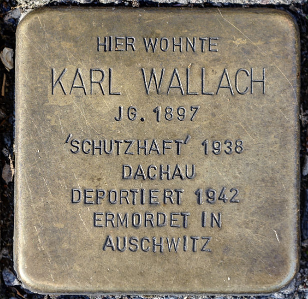 Stolperstein Dsseldorfer Strae 26