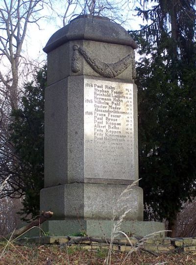 Oorlogsmonument Päwesin