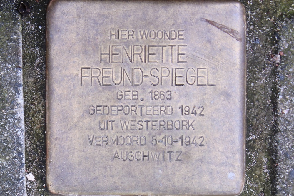 Stolperstein Johan de Wittstraat 15 #1