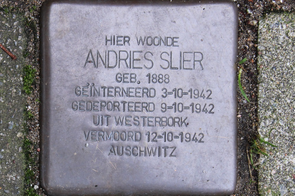 Stolperstein Uithoornstraat 44 #1