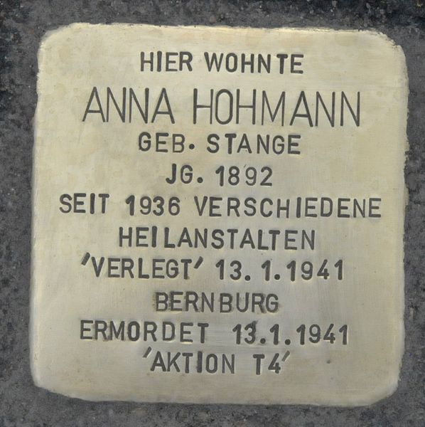 Stolperstein Vorderstrae 86