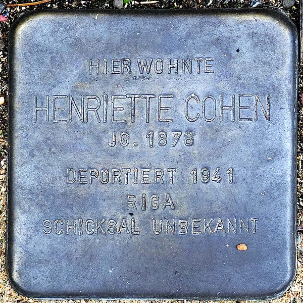 Stolpersteine Jakob-Krebs-Straße 68 #2