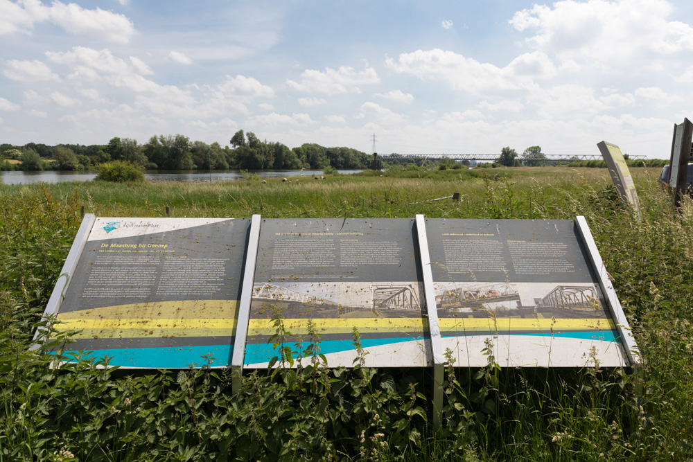 Information Sign The Maas Bridge at Gennep #1