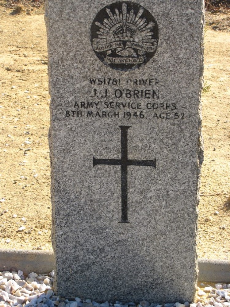 Commonwealth War Grave Wongan Hills Cemetery #1