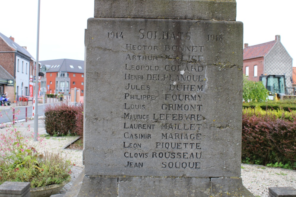 Oorlogsmonument Taintignies 	 #4