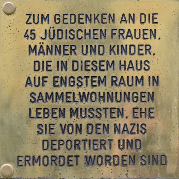 Gedenkstenen Werdertorgasse 17