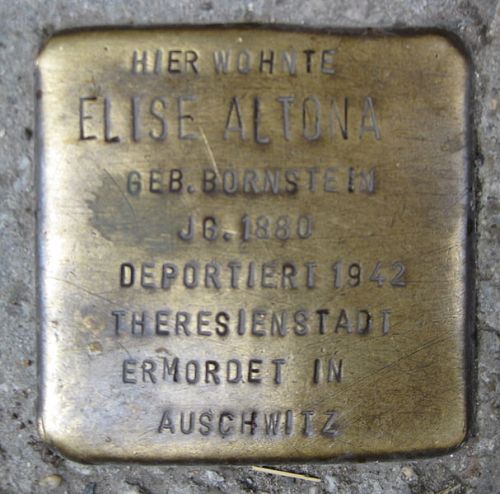 Stolpersteine Steinstrae 2 #2