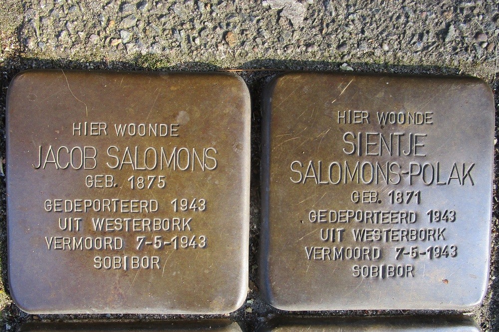 Stolpersteine Grensstraat 19 #2