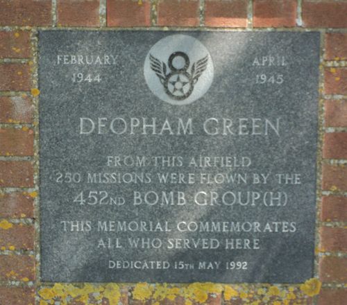 452nd Bomb. Group Monument #2