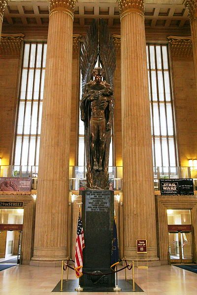 Memorial Fallen Soldiers Pennsylvania Railroad