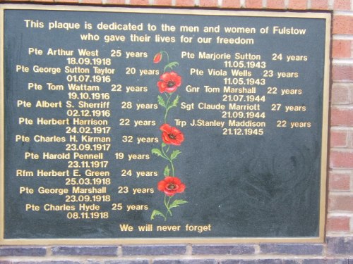 War Memorial Fulstow