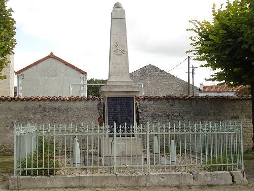 War Memorial Fontaine-Chalendray #1