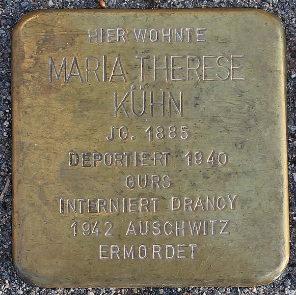 Stolpersteine Benzinoring 4 #2