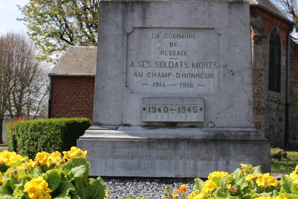 War Memorial Ressaix #3