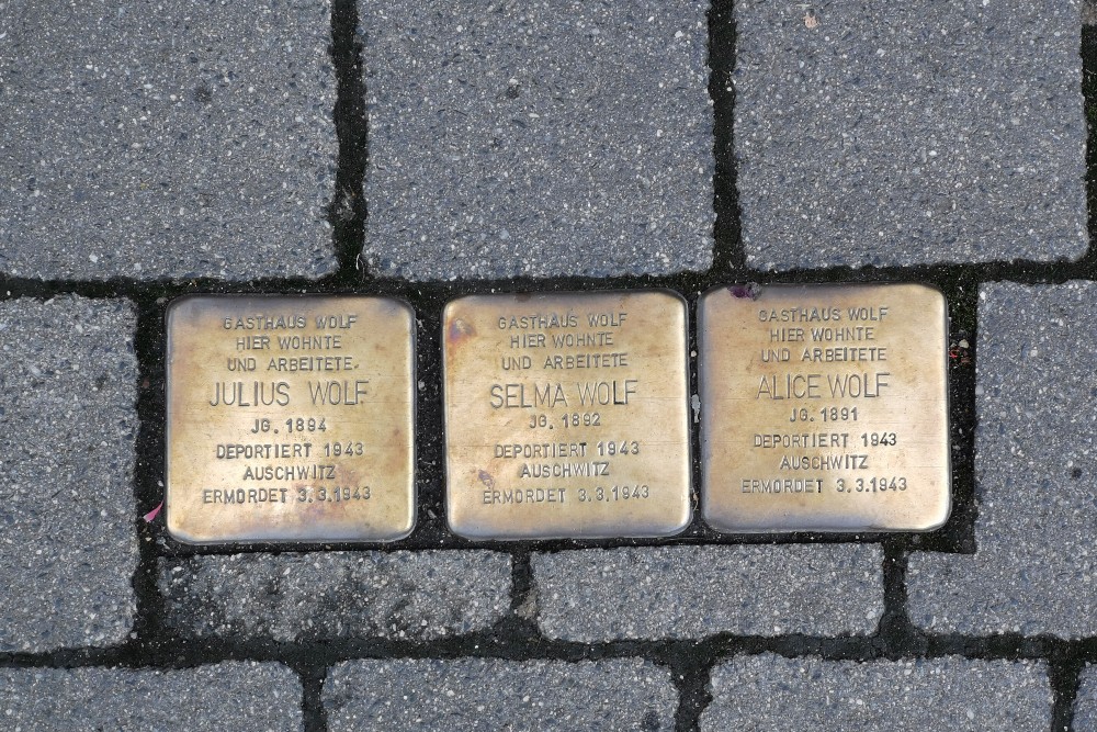 Stumbling Stones Graf Siegfried Straße 28 #1