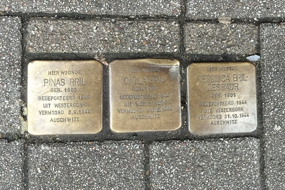 Stolpersteine 1e Middellandstraat 125a