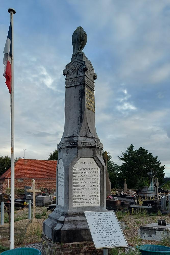 Monument Eerste Wereldoorlog Begraafplaats Neuville-Saint-Rmy #3